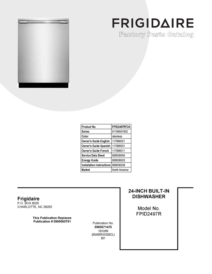 Diagram for FPID2497RF2A