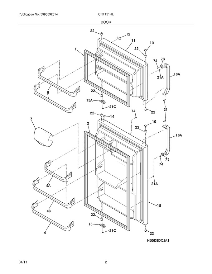 Diagram for CRT151HLQ5