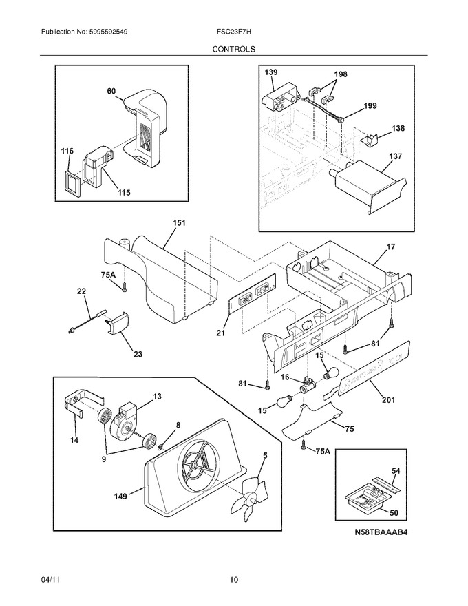 Diagram for FSC23F7HB3