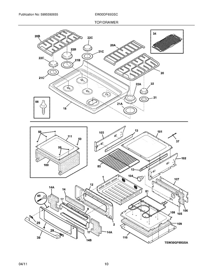 Diagram for EW30DF65GSC