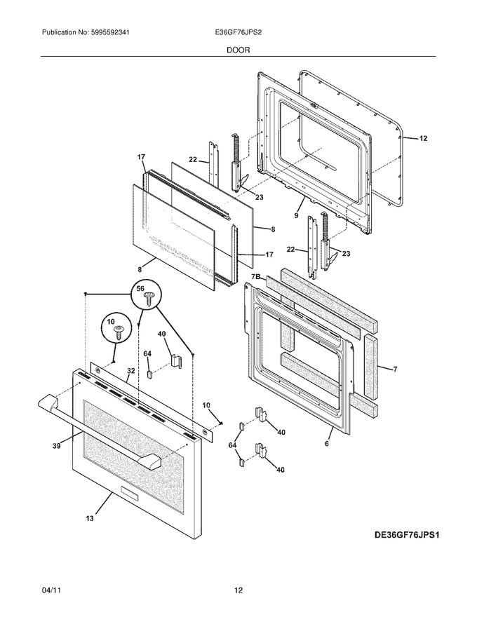 Diagram for E36GF76JPS2