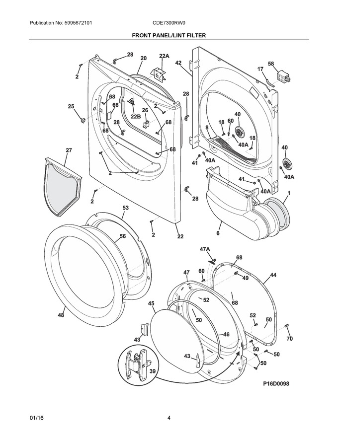 Diagram for CDE7300RW0