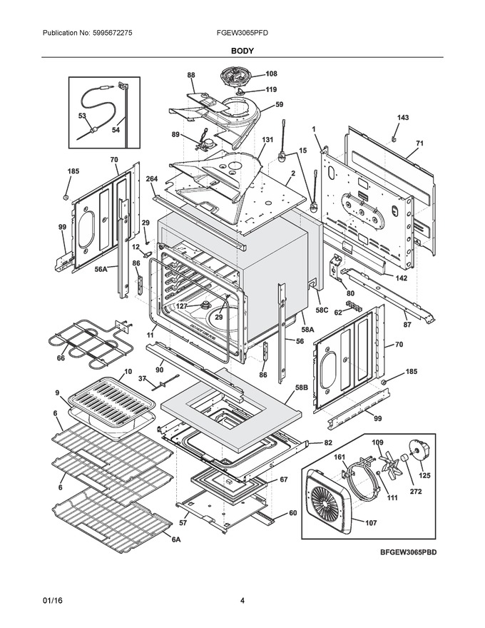 Diagram for FGEW3065PFD