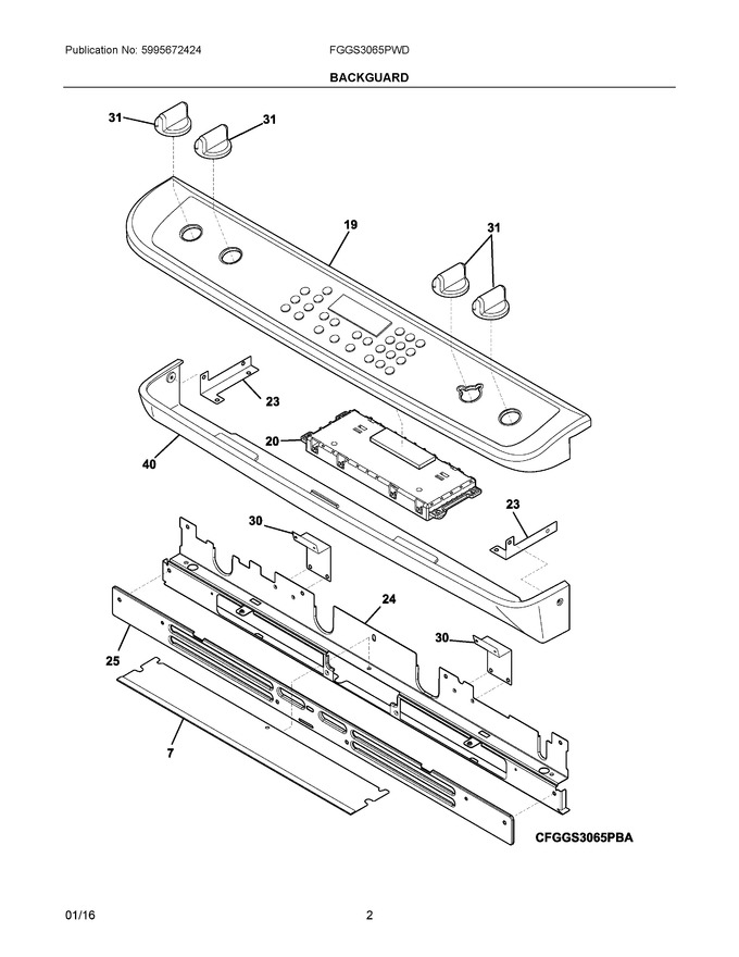 Diagram for FGGS3065PWD