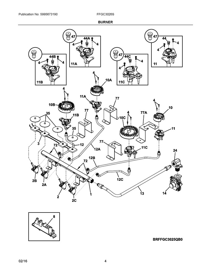Diagram for FFGC3026SBA