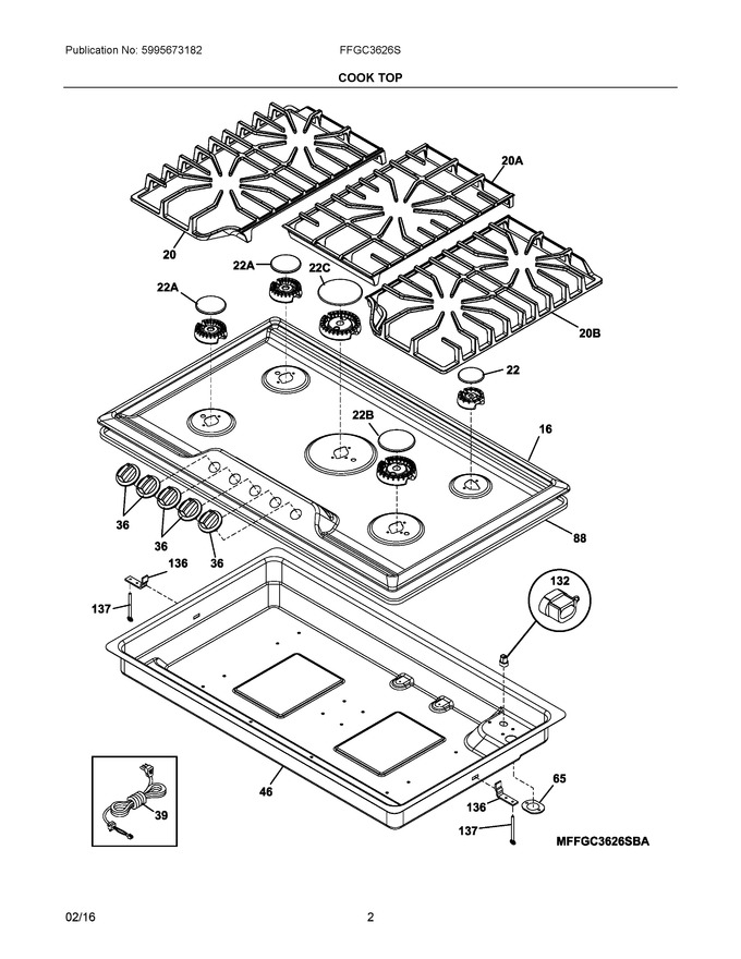 Diagram for FFGC3626SSA