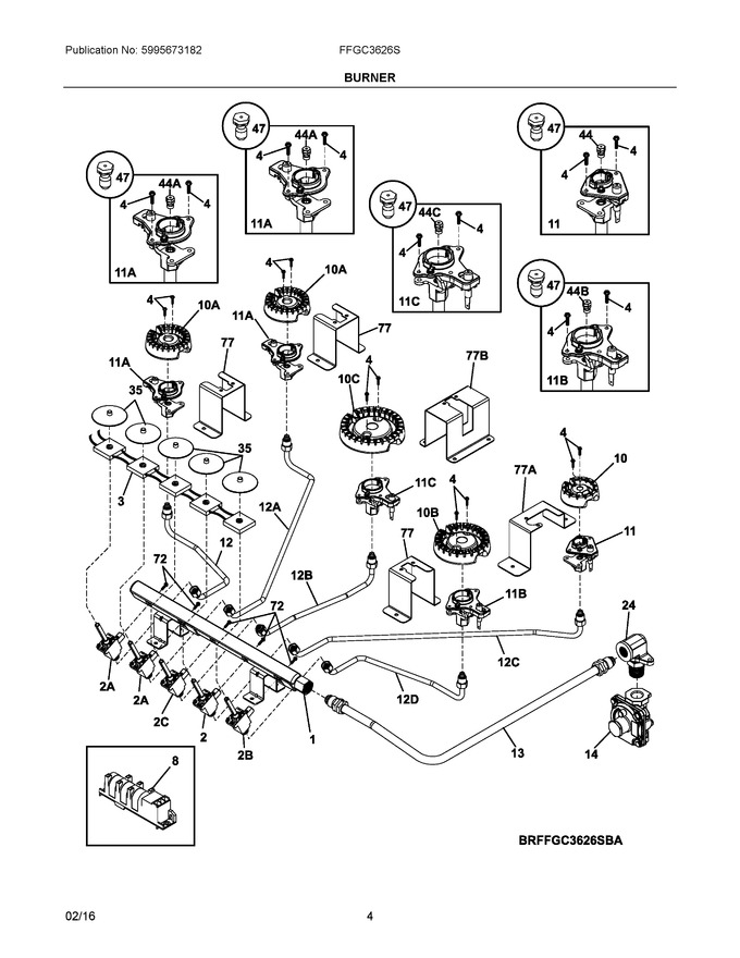 Diagram for FFGC3626SBA