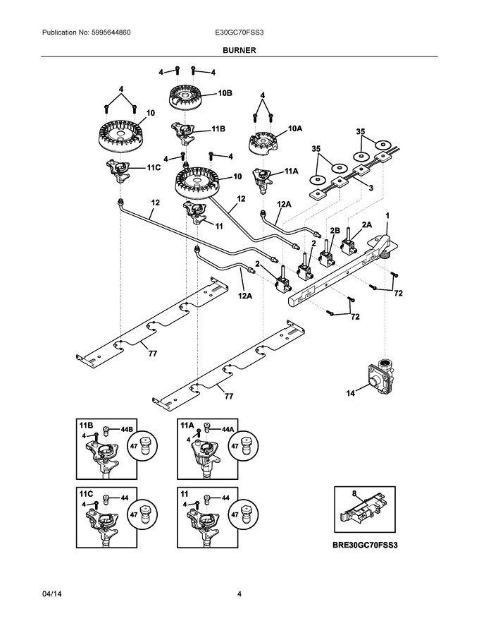 Diagram for E30GC70FSS3