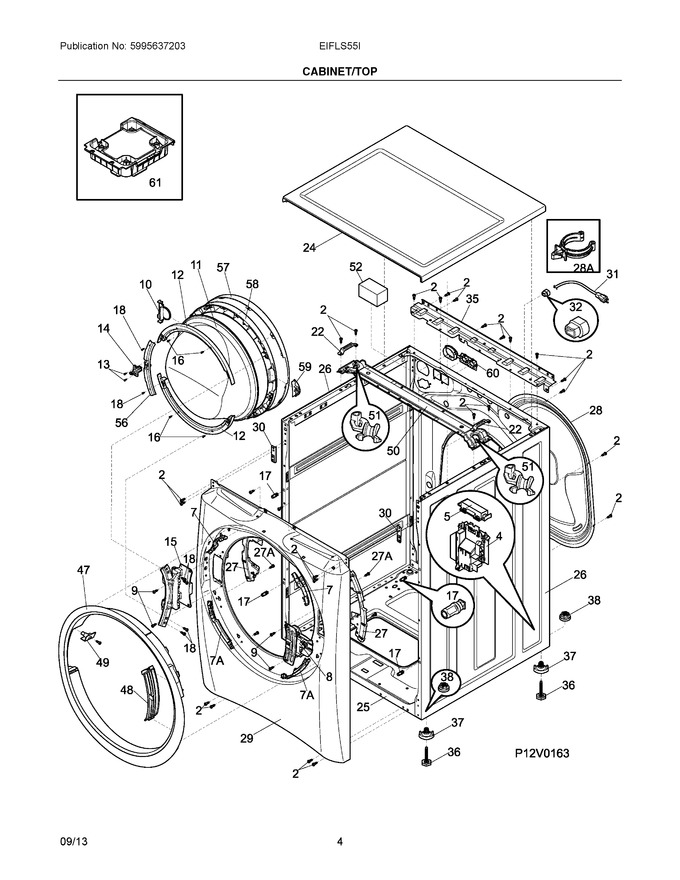 Diagram for EIFLS55IIW1