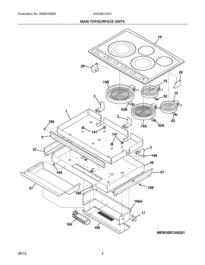 Diagram for EW30EC55GS1