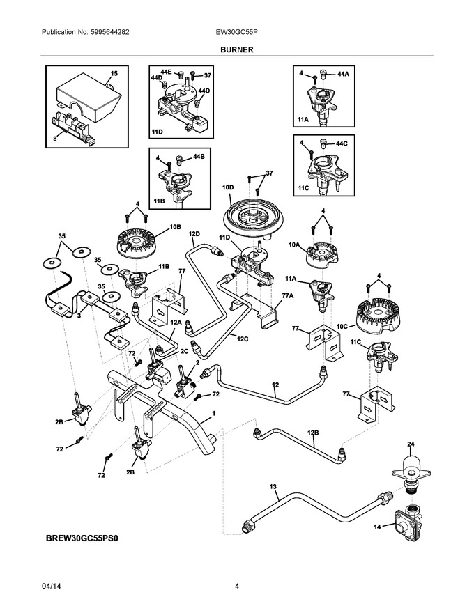 Diagram for EW30GC55PB0