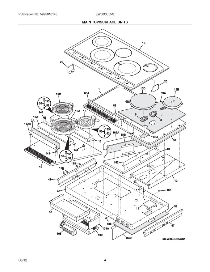 Diagram for EW36CC55GS1
