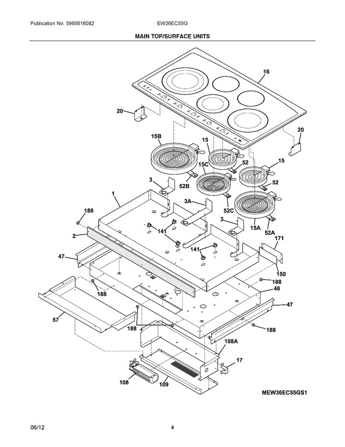 Diagram for EW36EC55GW1