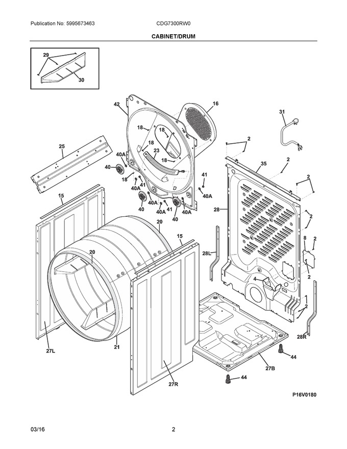 Diagram for CDG7300RW0