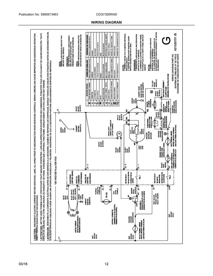 Diagram for CDG7300RW0