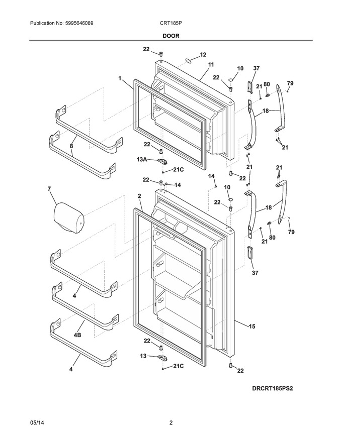 Diagram for CRT185PW4