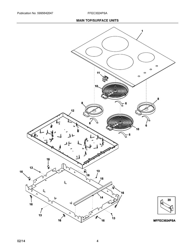 Diagram for FFEC3024PSA