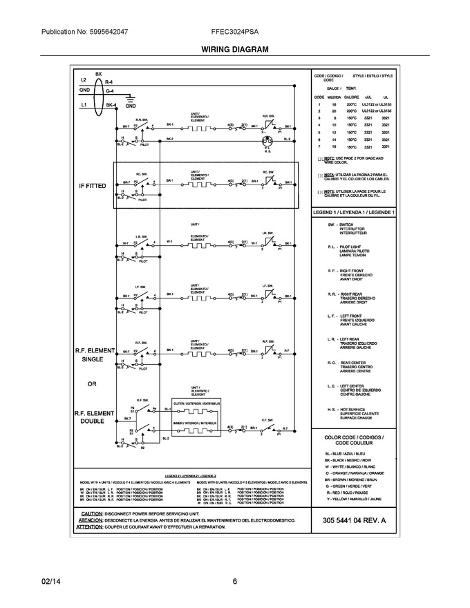 Diagram for FFEC3024PSA