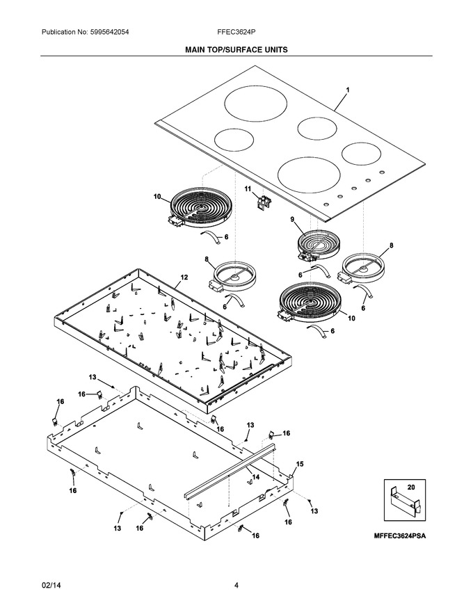Diagram for FFEC3624PWA