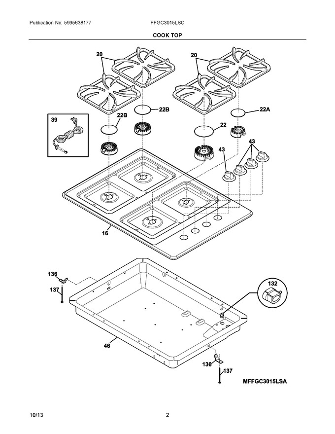Diagram for FFGC3015LSC