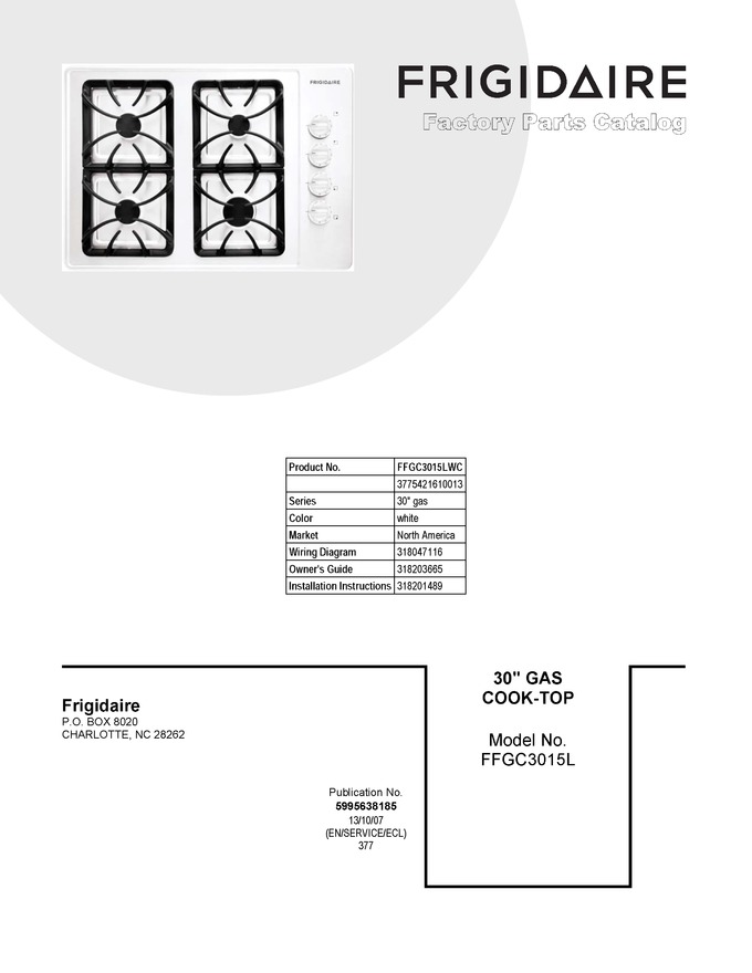 Diagram for FFGC3015LWC