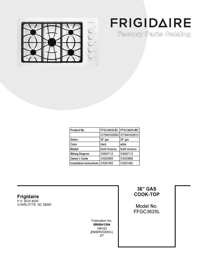 Diagram for FFGC3625LWC