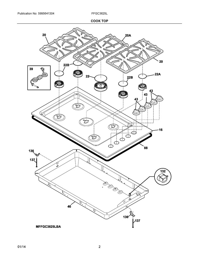 Diagram for FFGC3625LBC