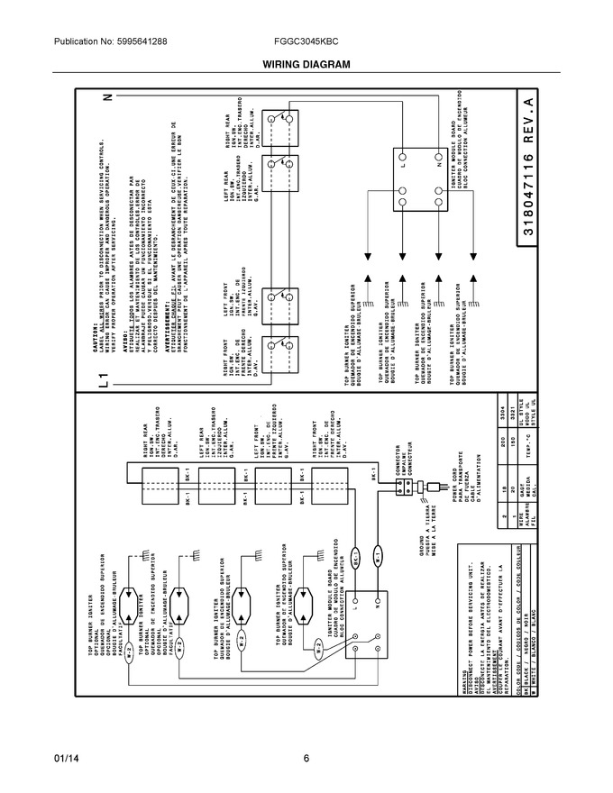 Diagram for FGGC3045KBC