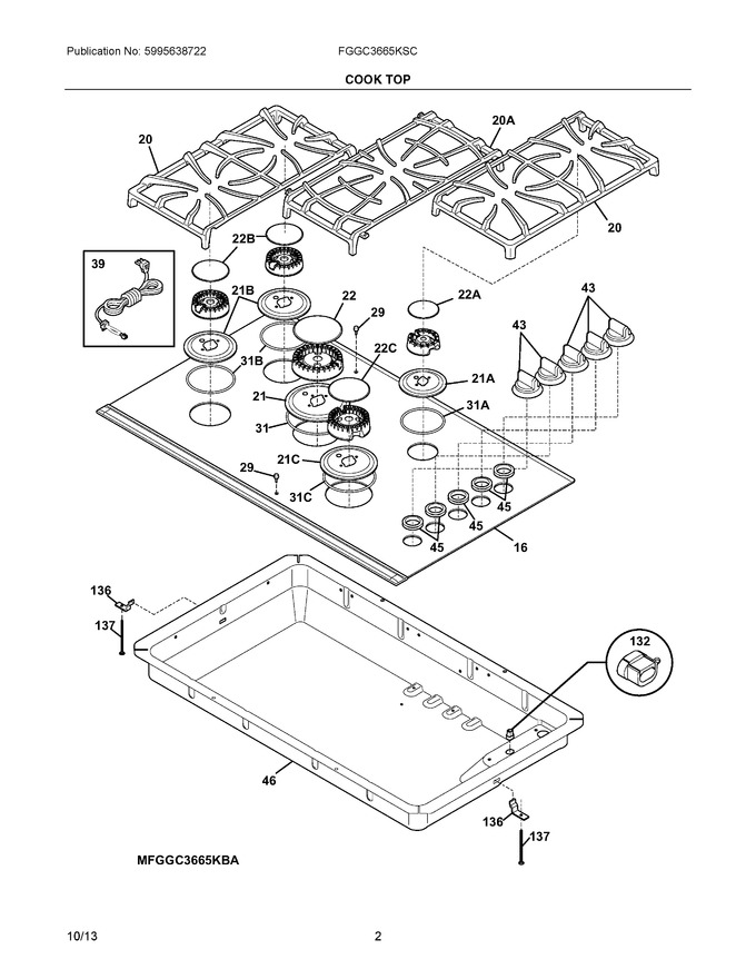 Diagram for FGGC3665KSC