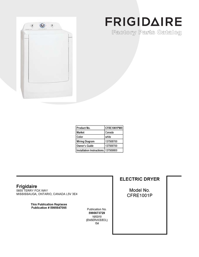 Diagram for CFRE1001PW0