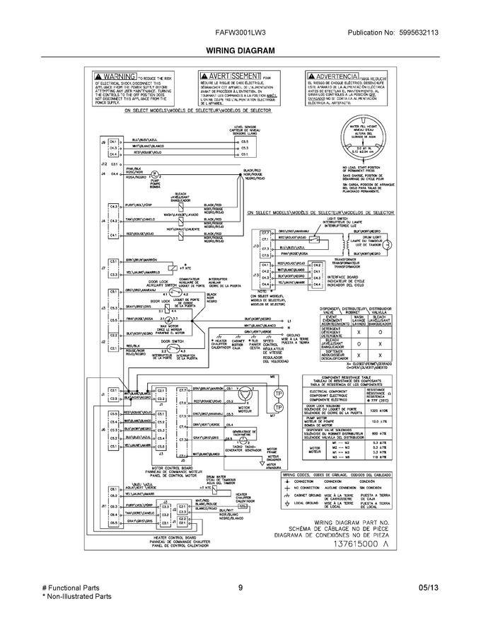 Diagram for FAFW3001LW3