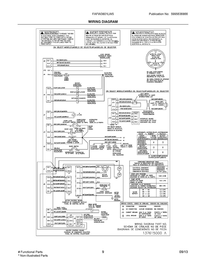 Diagram for FAFW3801LW5