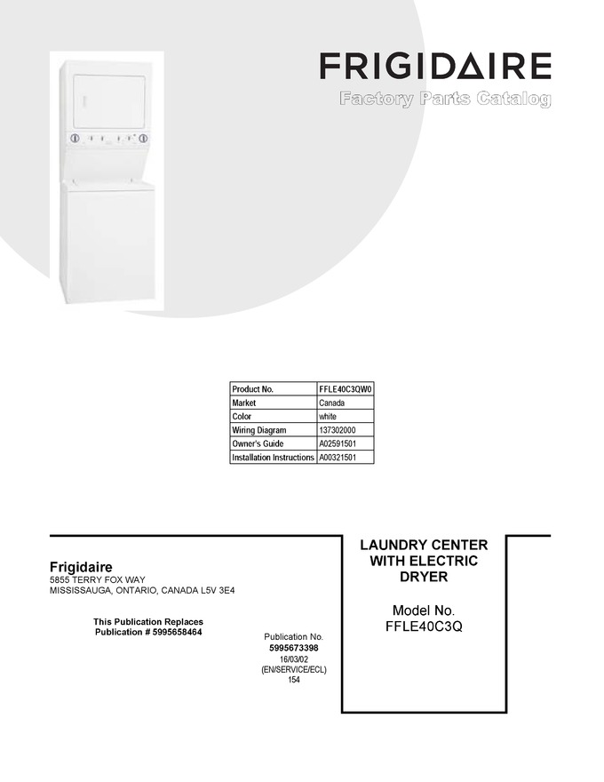 Diagram for FFLE40C3QW0