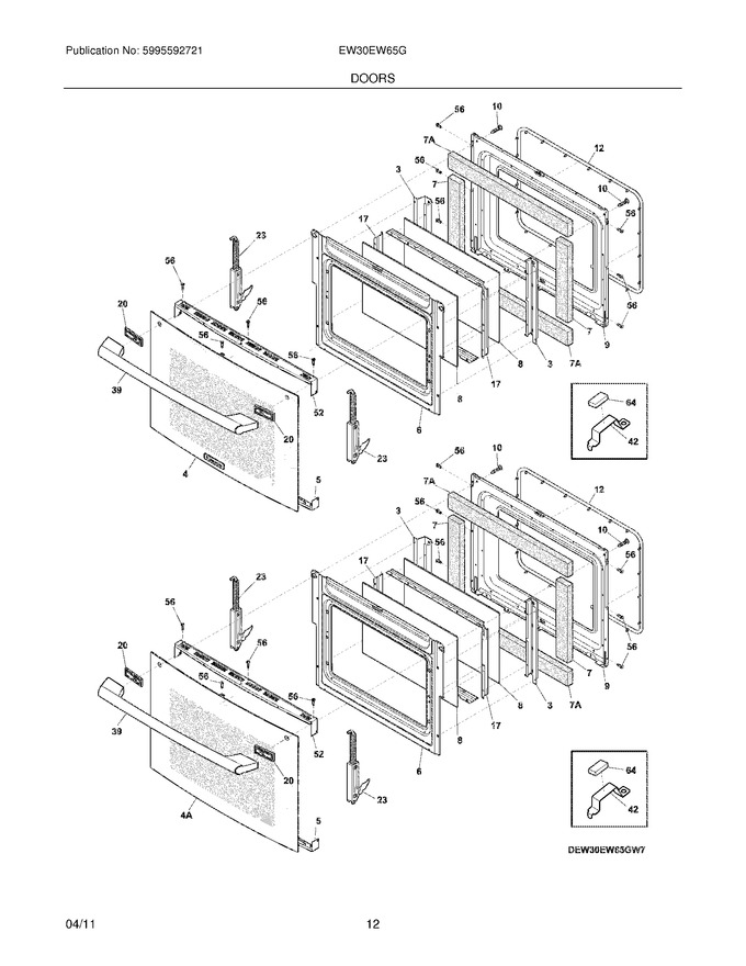 Diagram for EW30EW65GW7