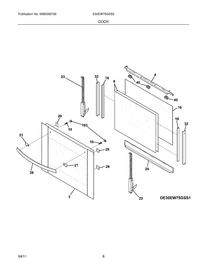 Diagram for E30EW75GSS3