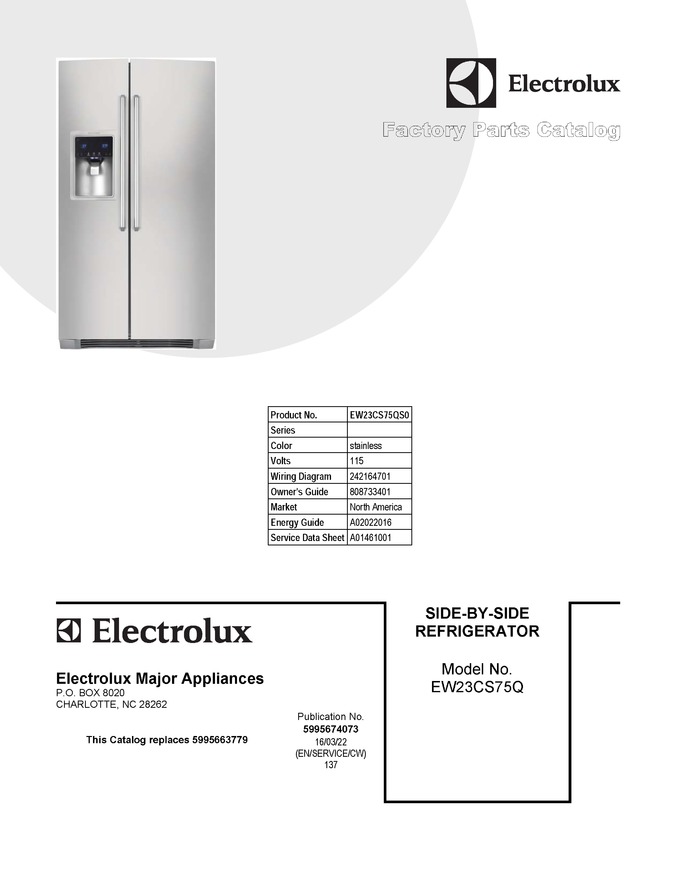 Diagram for EW23CS75QS0