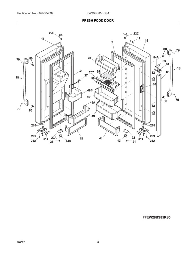 Diagram for EW28BS85KSBA