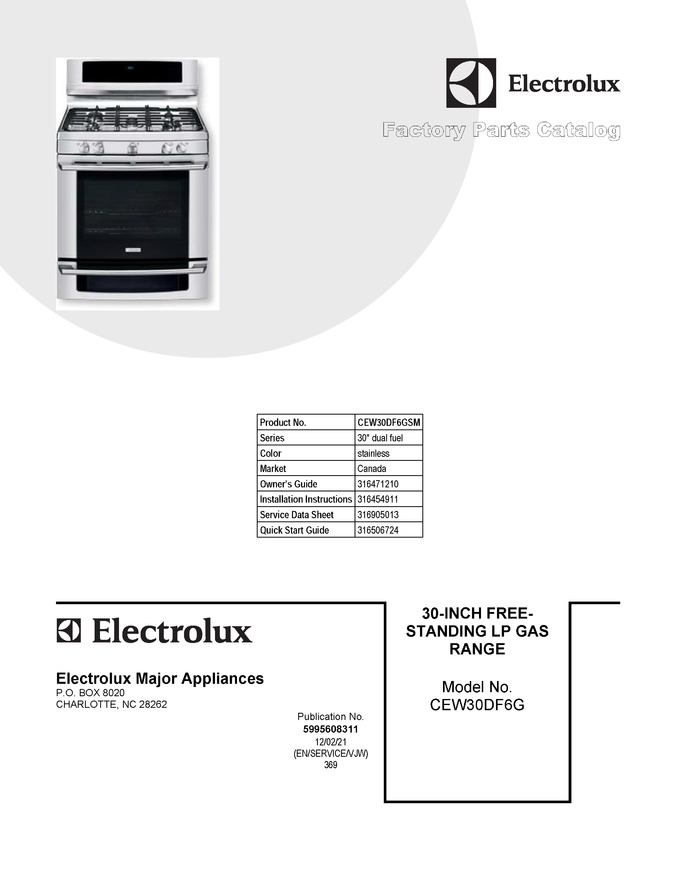 Diagram for CEW30DF6GSM