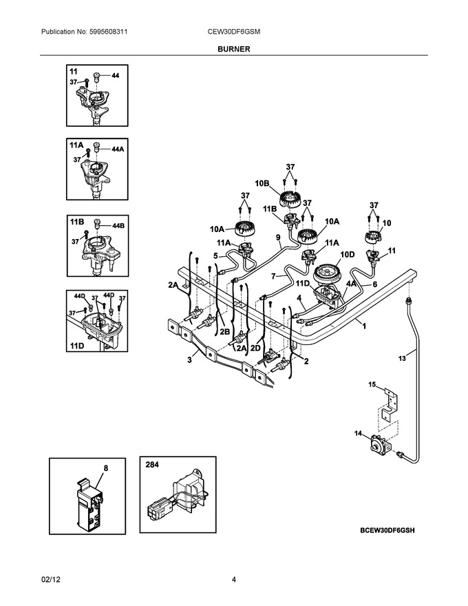 Diagram for CEW30DF6GSM