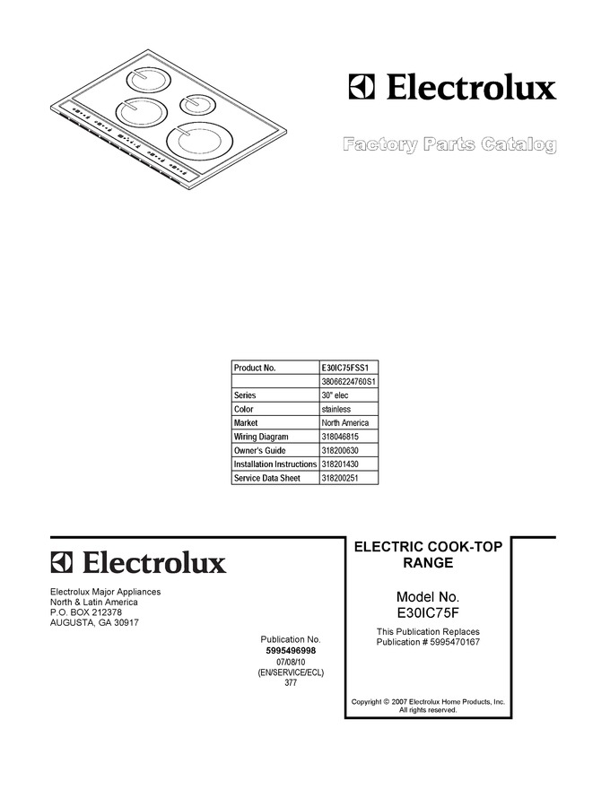 Diagram for E30IC75FSS1