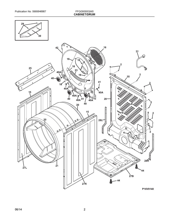 Diagram for FFQG5000QW0