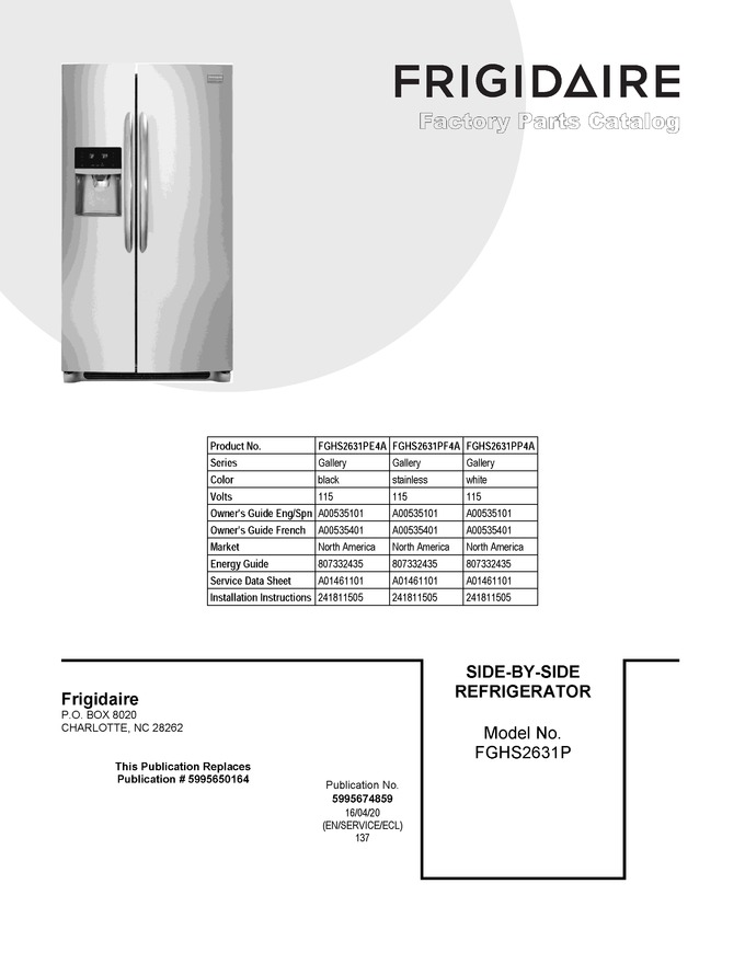 Diagram for FGHS2631PE4A