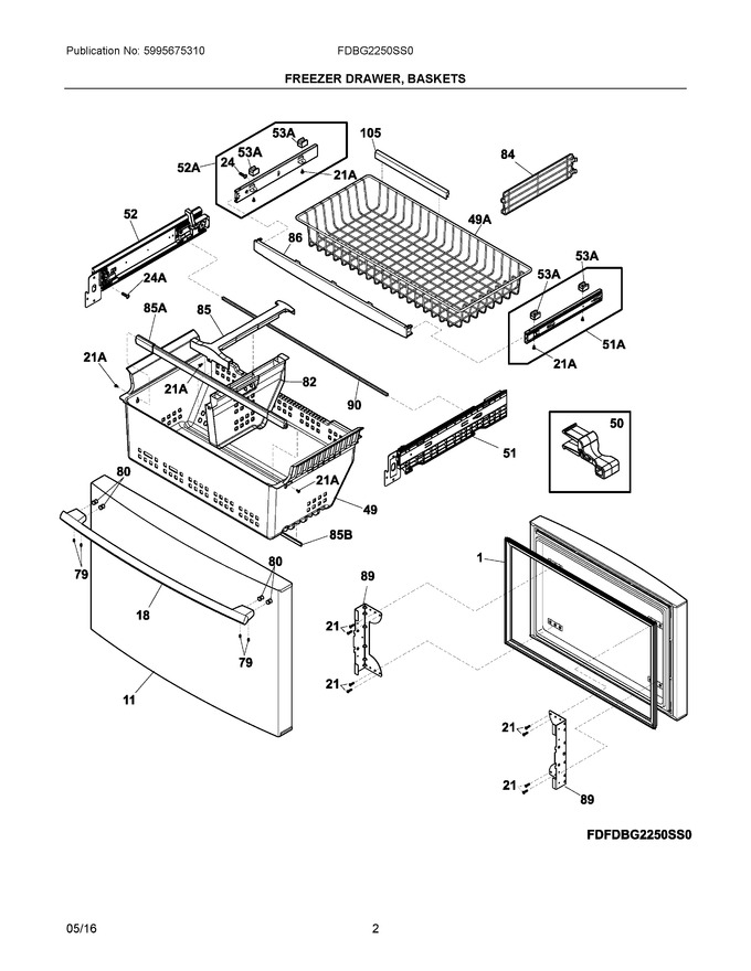 Diagram for FDBG2250SS0
