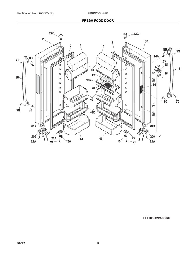 Diagram for FDBG2250SS0