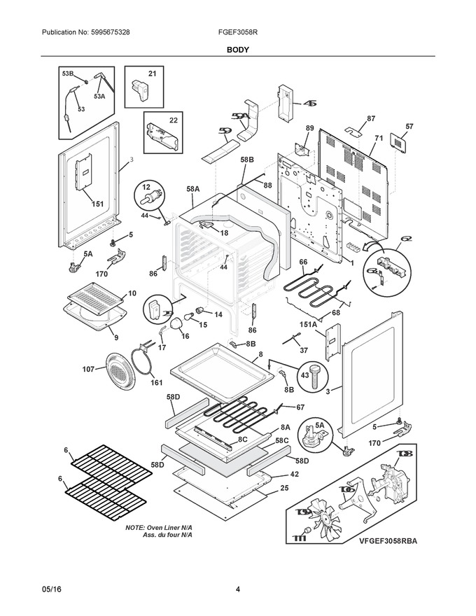 Diagram for FGEF3058RWA