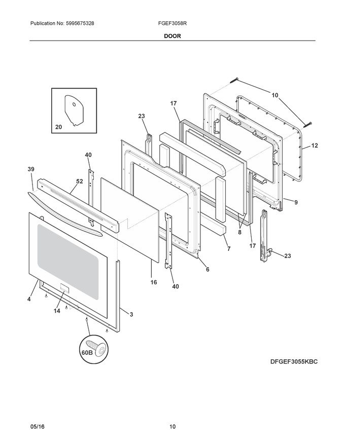 Diagram for FGEF3058RWA