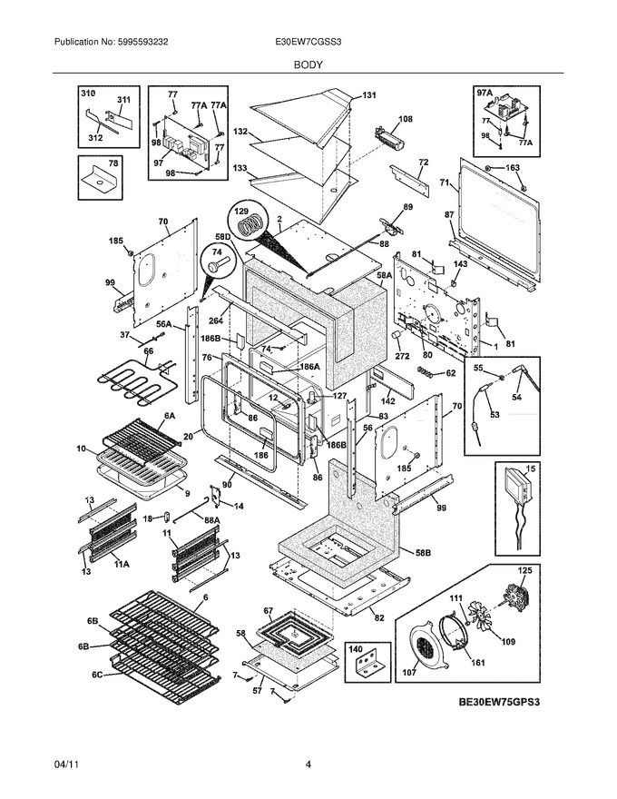 Diagram for E30EW7CGSS3