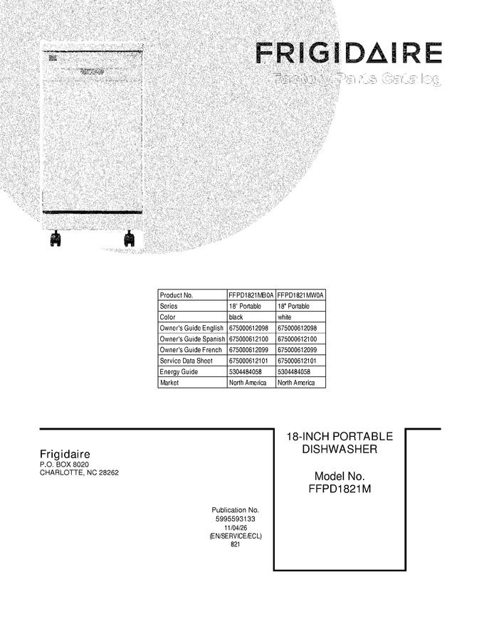 Diagram for FFPD1821MW0A