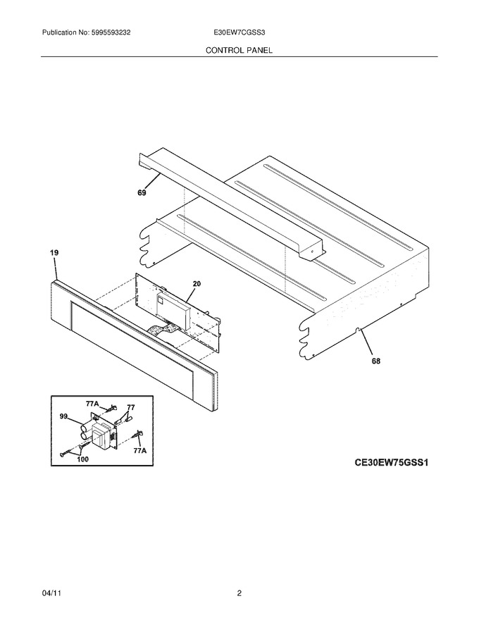 Diagram for E30EW7CGSS3