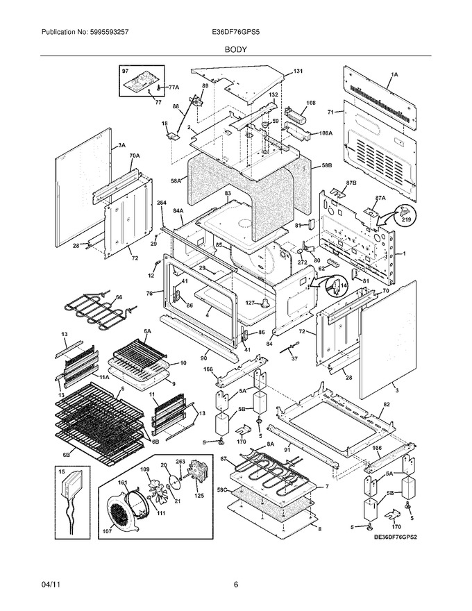 Diagram for E36DF76GPS5